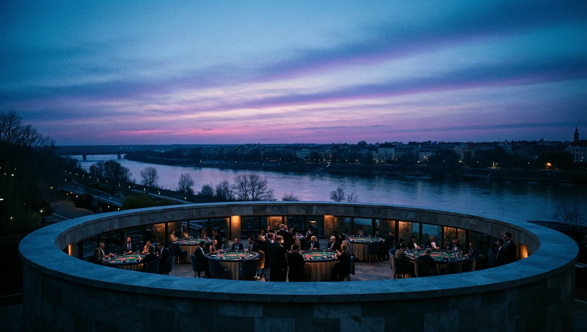 Budapest horizont atmoszféra